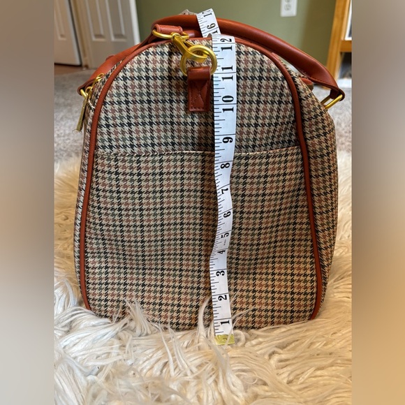 Fawn Design Plaid Tweed Weekender Bag 
Like New - Picture 8 of 10